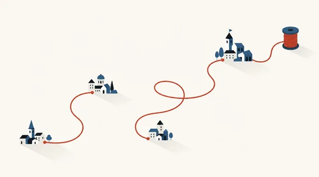 The Silk Roads illustration
